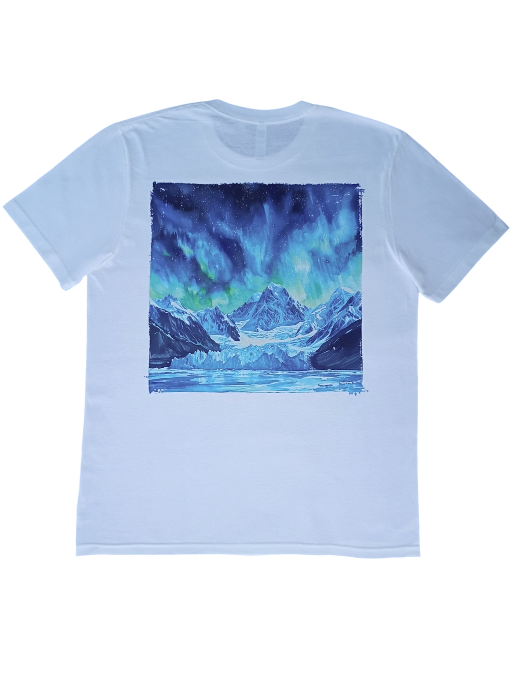 T-Shirt, Unisex, Aurora Borealis, USA Made, 100% Cotton