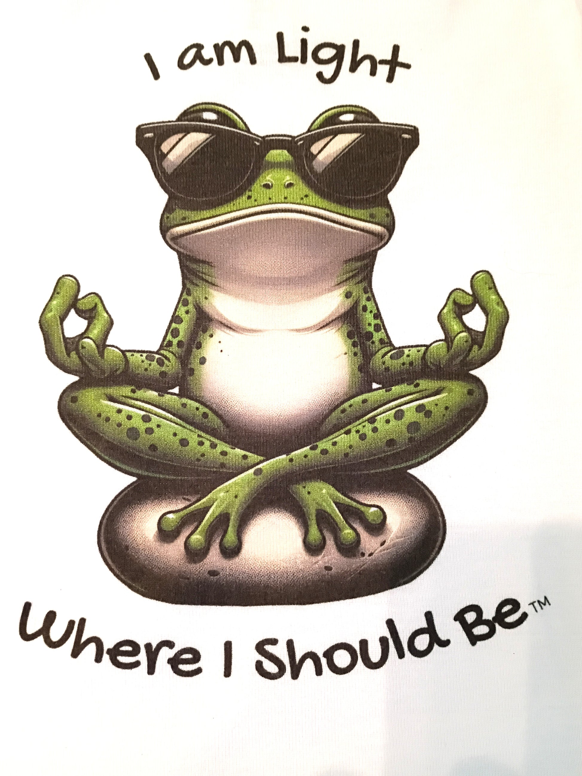 Meditating Frog Onesie, Organic Cotton