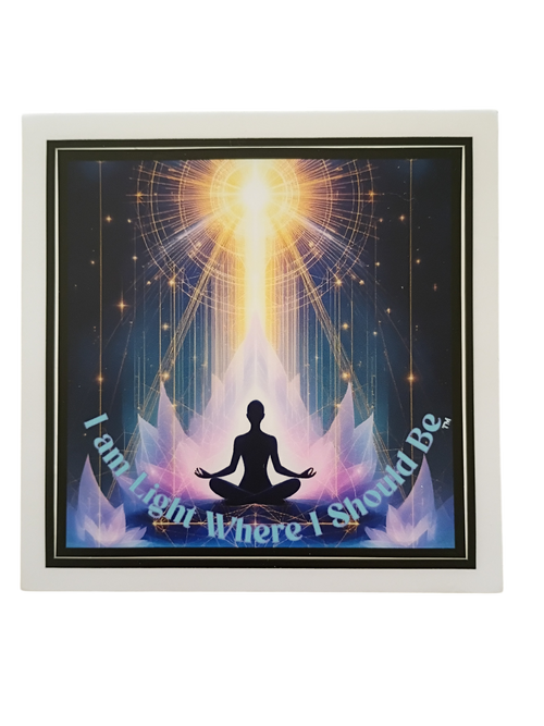 Light Beam Meditation Sticker