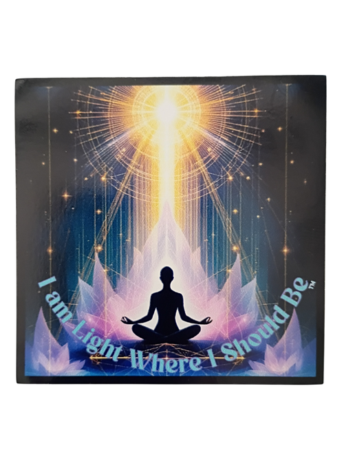 Light Beam Meditation Magnet