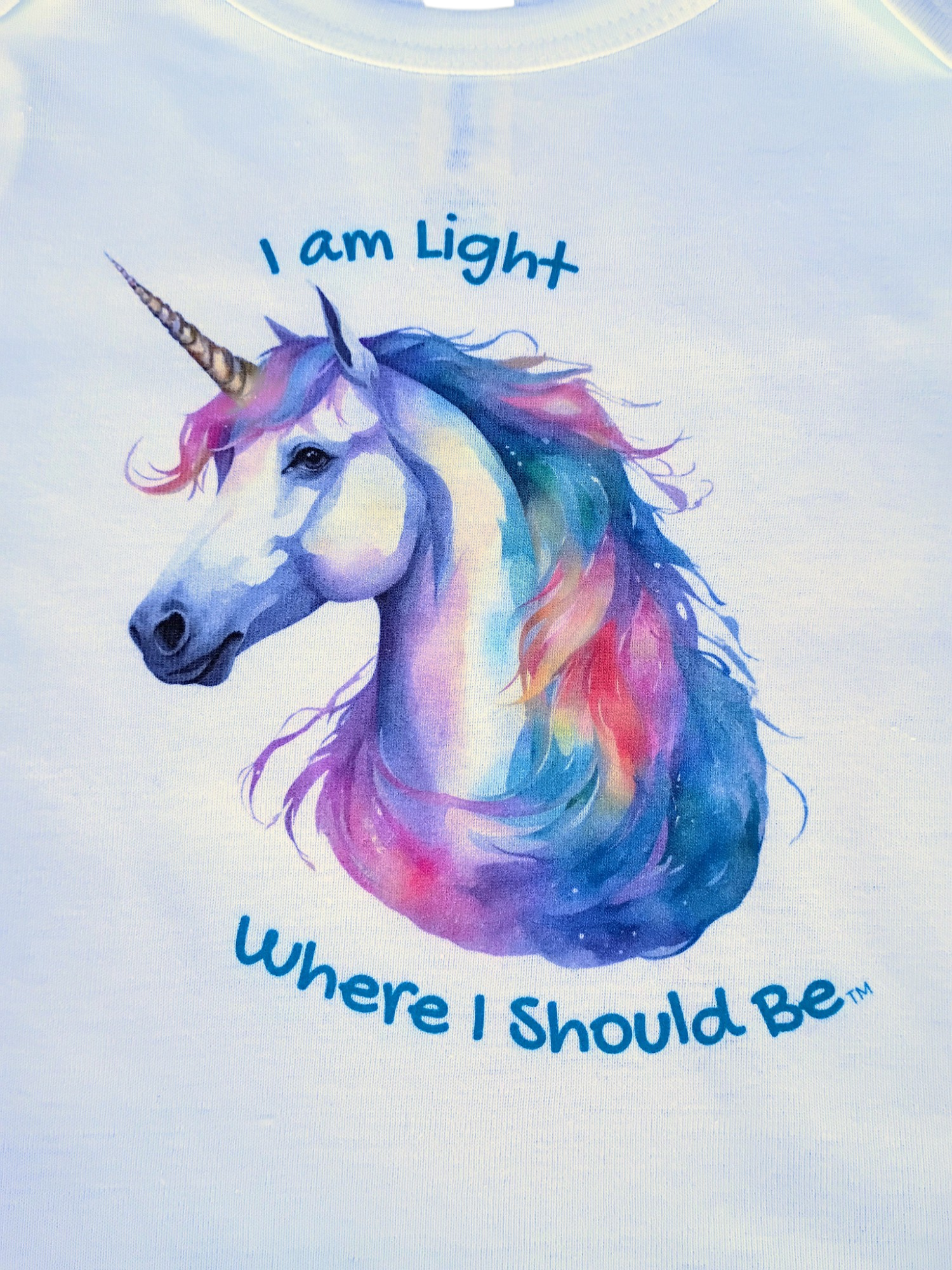 Majestic Rainbow Unicorn Onesie, Organic Cotton
