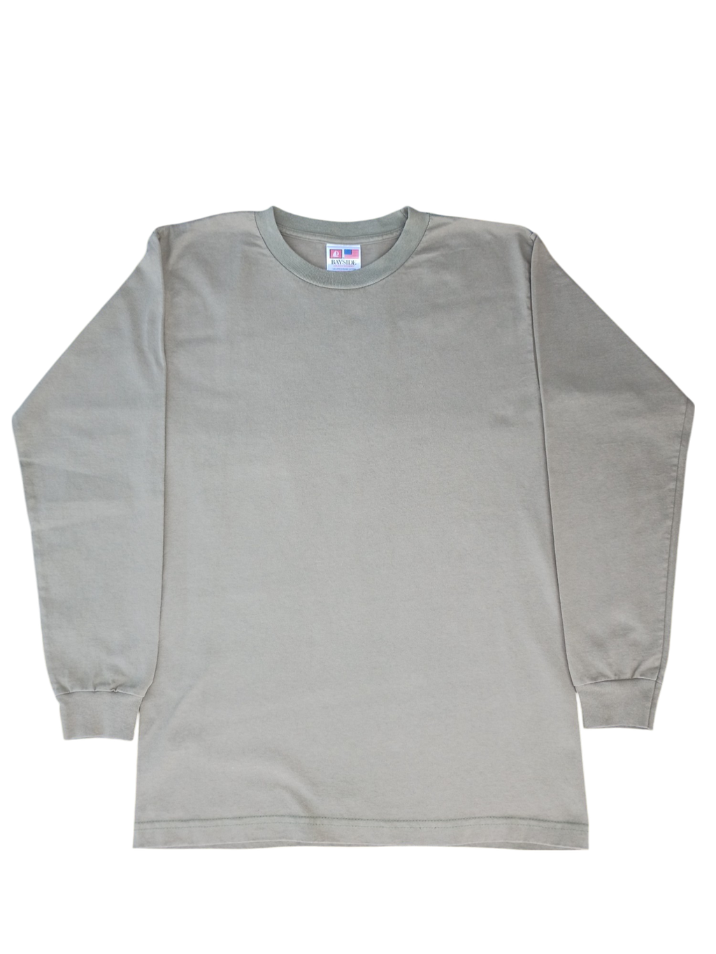 Mountain River, Long Sleeve Unisex T-Shirt, Safari Color, USA Made, 100% Cotton