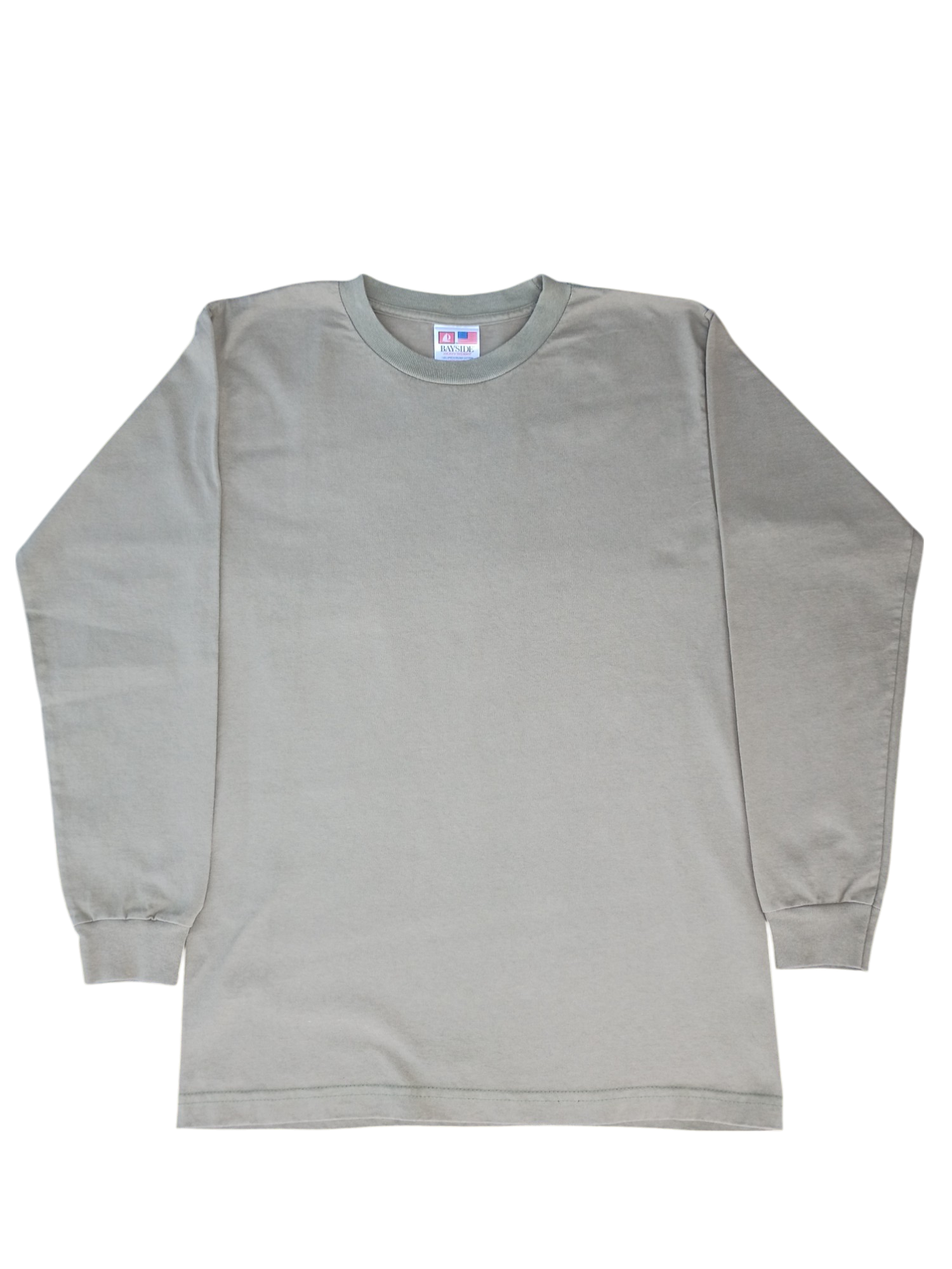 Mountain River, Long Sleeve Unisex T-Shirt, Safari Color, USA Made, 100% Cotton